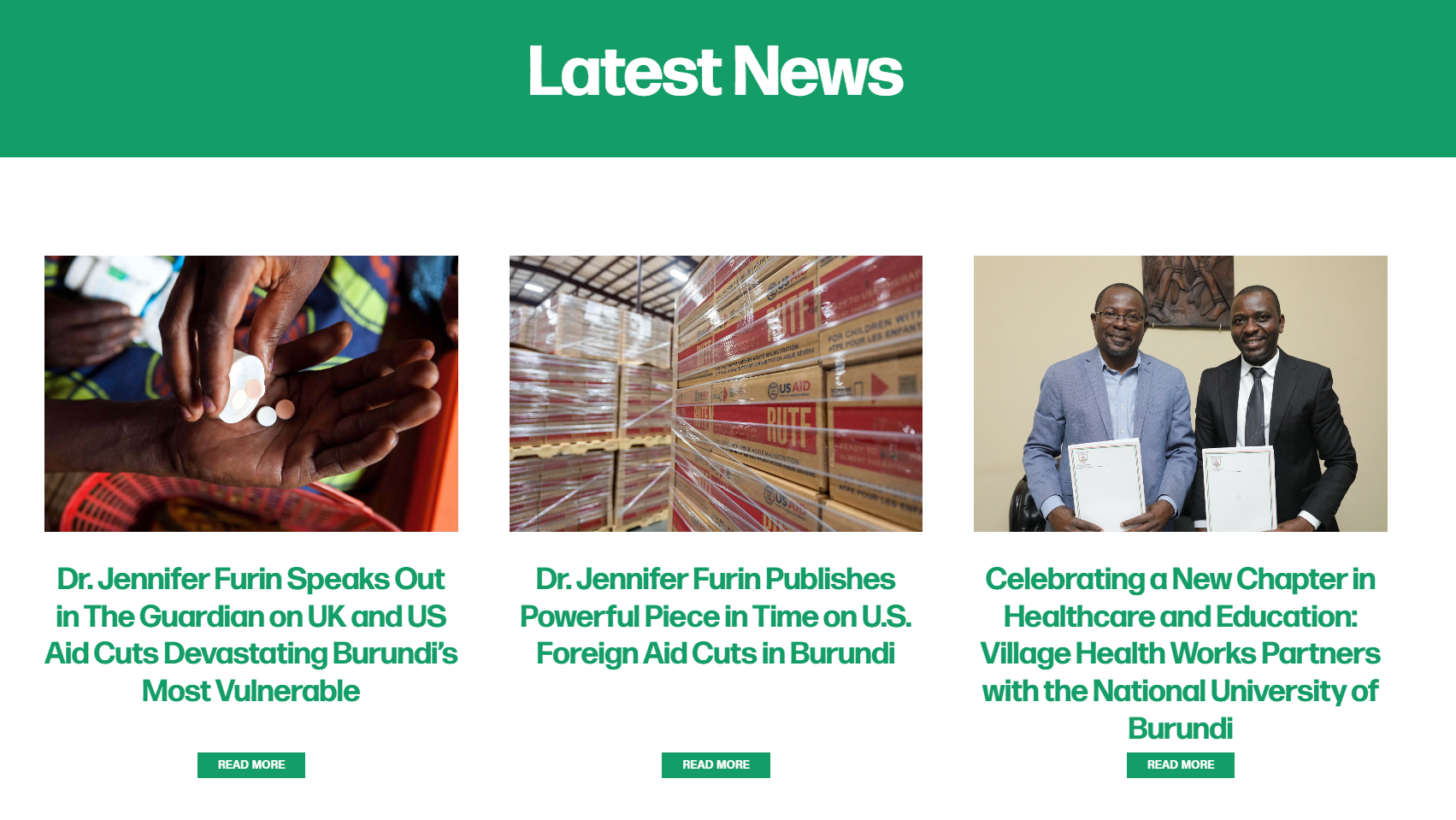Village Health Works - Latest News